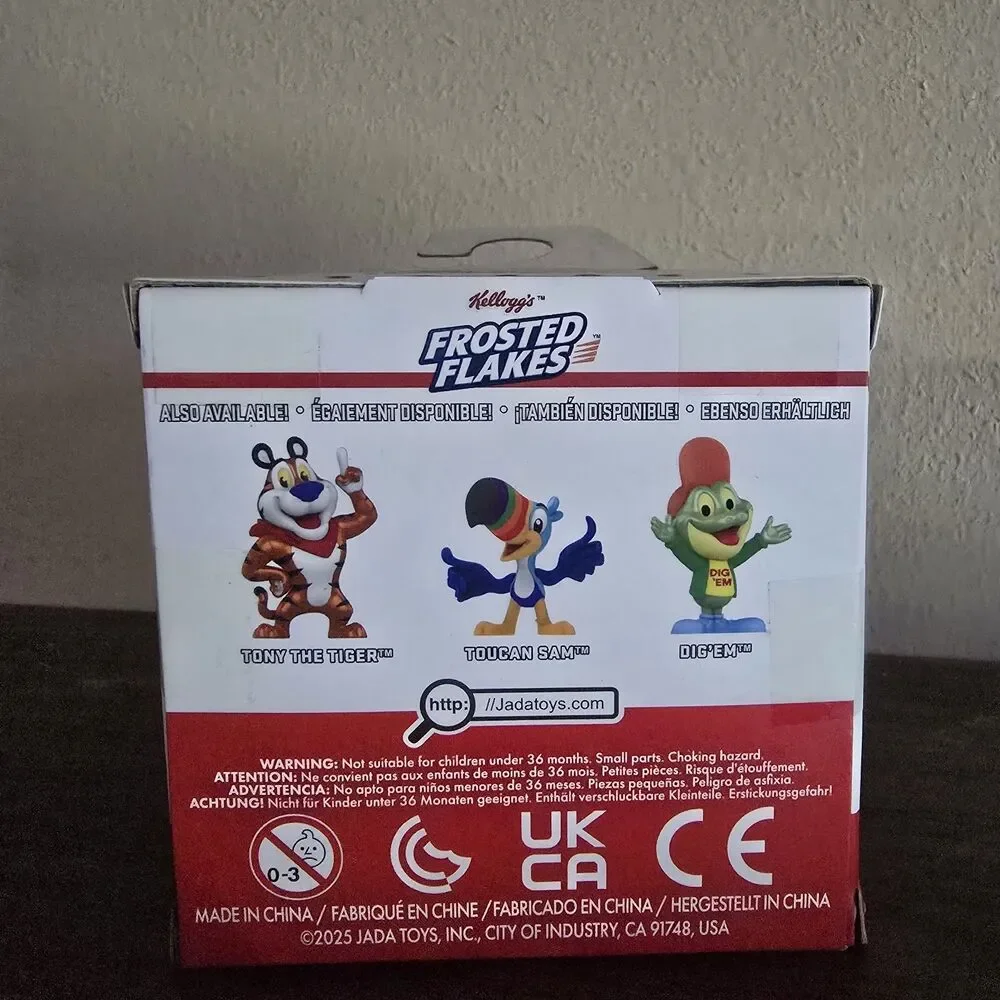 Jada Metalfigs Kellogg's Frosted Flakes Tony the Tiger Die-Cast Figure NEW NIB